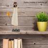 White Metal Statue Vintage Desk Ornament Decor Statues Flower Sculpture  Living Room Shelf