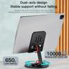 KEYSION Metal Aluminum 360° Rotation Tablet Holder Folding Universal Phone Bracket Adjustable Desktop Stand For iPad And Phone