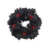Maple Leaf Wreath Door Decor Fall Harvest Festival Thanksgiving Home Decoration Artificial Floral Garland