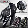 SUOMY Summer Motorcycle Gloves Breathable Mesh Motorbike Gloves Touch Screen Full Finger Motocross Gloves Moto Cycling Gloves