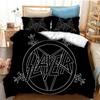 Fashion Slayer Rock Band Bedding Set Duvet Cover Bed Set Quilt Cover Pillowcase Comforter King Queen Size Boys Adult Bedding Set