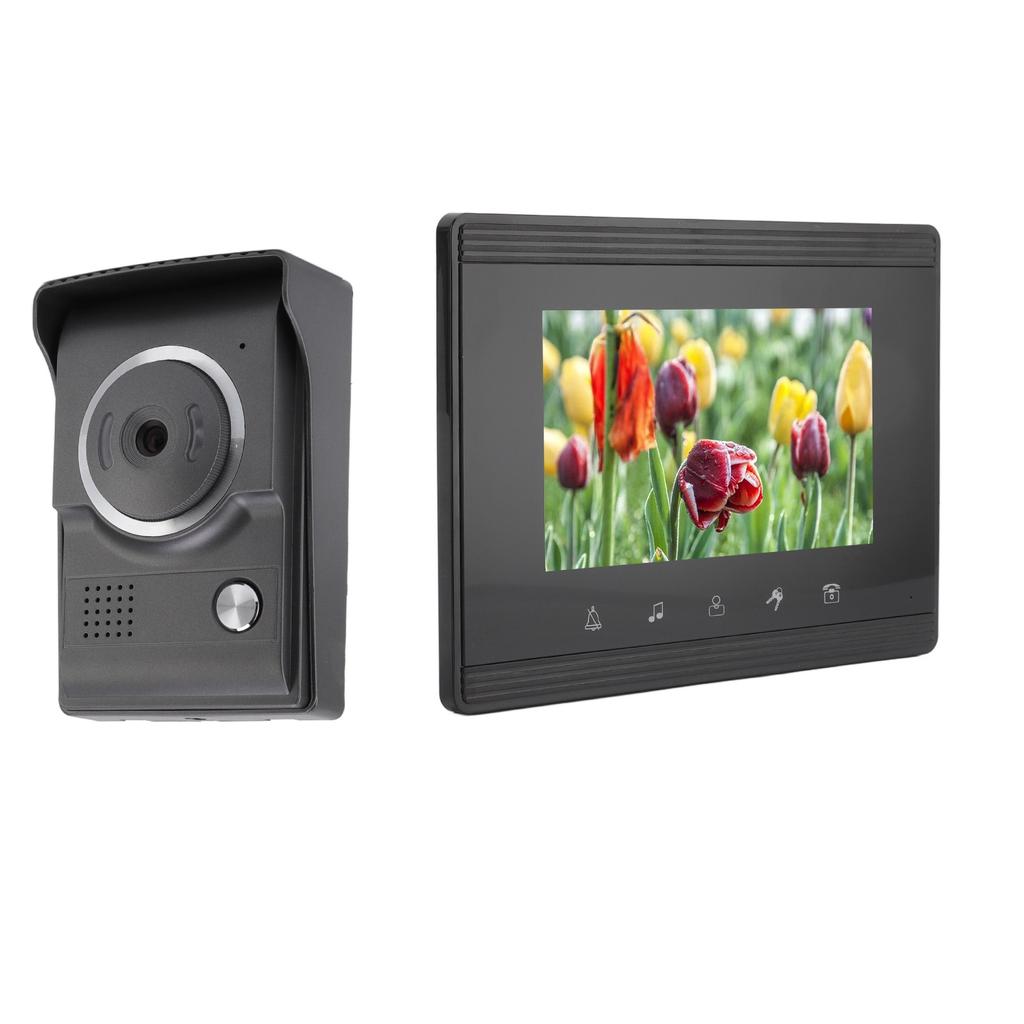 100?240V HD Outdoor Video Door Bell Doorbell Camera With LCD Display Video Intercom for Home