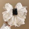 1PC New Korean Lace Lace Grab Clip Korean Lazy Fashion Versatile Ponytail Clip Back Head Hairpin Headdress Clip
