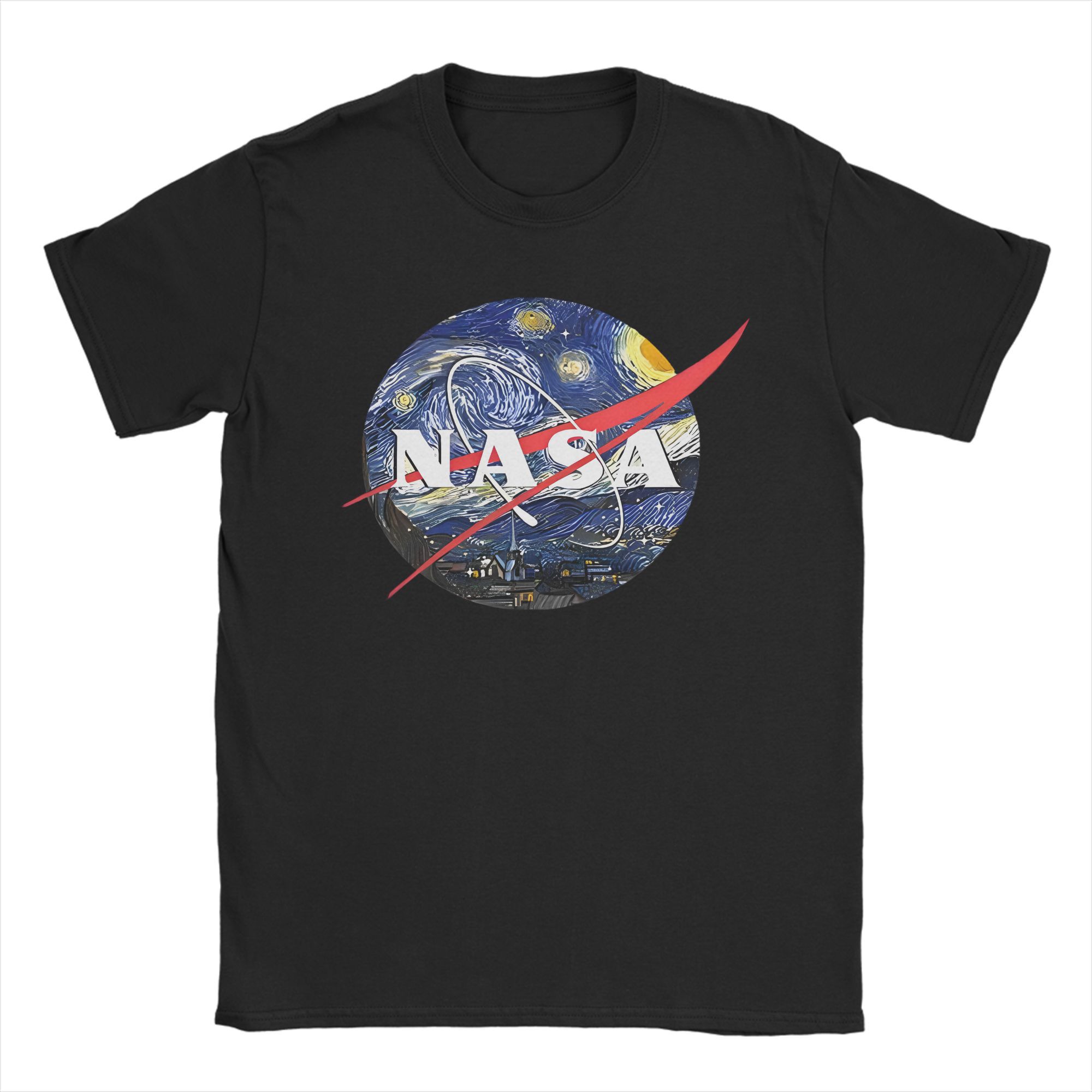 

NASA Tshirts Men 100%Cotton Top Tee Novelty Round Neck Short Sleeve 4XL