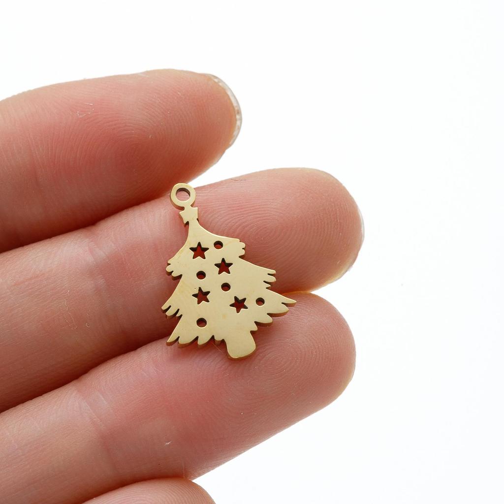 DIY Christmas Tree Snowflake Pendants for Girls - European and American Gift Series