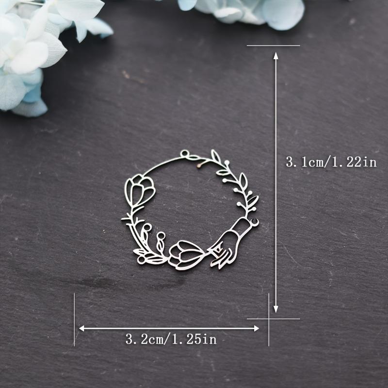 Flower Picking Creative Stainless Steel Material DIY Pendant Accessories