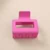 8.5CM x 10.5CM Rectangular Matte PS Hair Clip - Simple Shark Hair Accessory