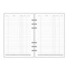 Weekly Dot A5 A6 A7 Spiral Binder Daily Planner 45 Sheets Notebook Refill Loose Leaf Inner Page Binder Inside Page Paper Refill