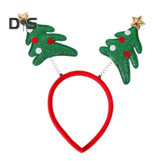 Serre-tête de Noël en forme de renne, de sapin, d'étoile, de vacances, accessoire de cosplay pour femmes et enfants
