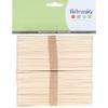 Bâtonnets plats en bois 150mm 80 pièces