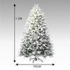 Christmas Automatic Encryption Flocking Snowfall Tree - Pure PE Commercial Decoration