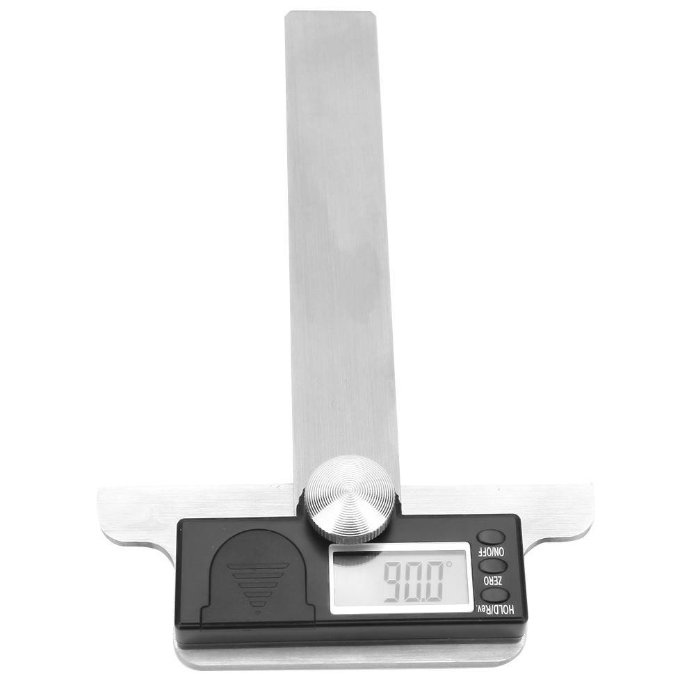 Stainless Steel Goniometer 0 180 Degrees  Electric Angle Finder Digital Angle Ruler 0.01 Degrees