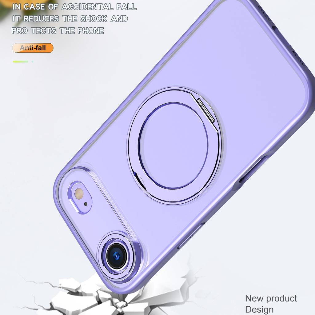 For iPhone Air Case Compatible with MagSafe TPU + Acrylic Kickstand Phone Cover