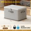 4PCS Large Capacity Storage Box Double Zipper Dust-proof Clothing Organizer Foldable With Password Lock Classification Box