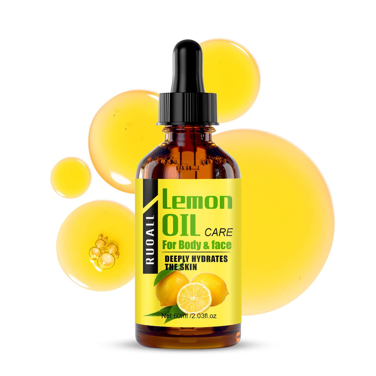 

Эфирное масло Укрепляющее увлажняющее эфирное масло для тела и лица с лимоном 60 мл 60ml