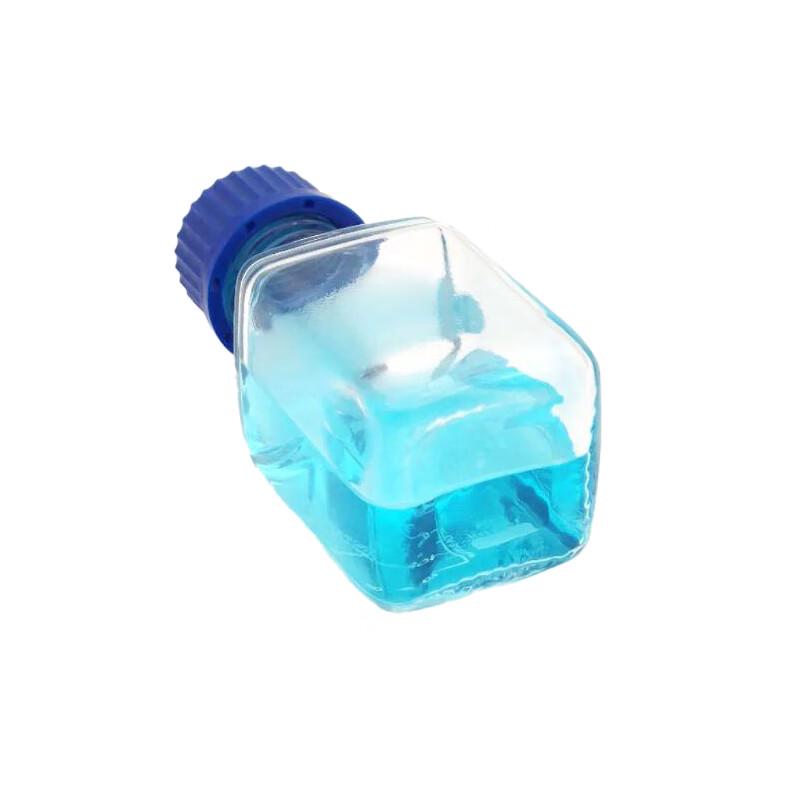 JUYUAN Square Clear Glass Reagent Bottle