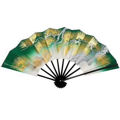 Osaka Choseido Folding Dance Fan (Mai-sensu), Pine Design, 29cm, Made In Japan, Kyoto Fan, Original 