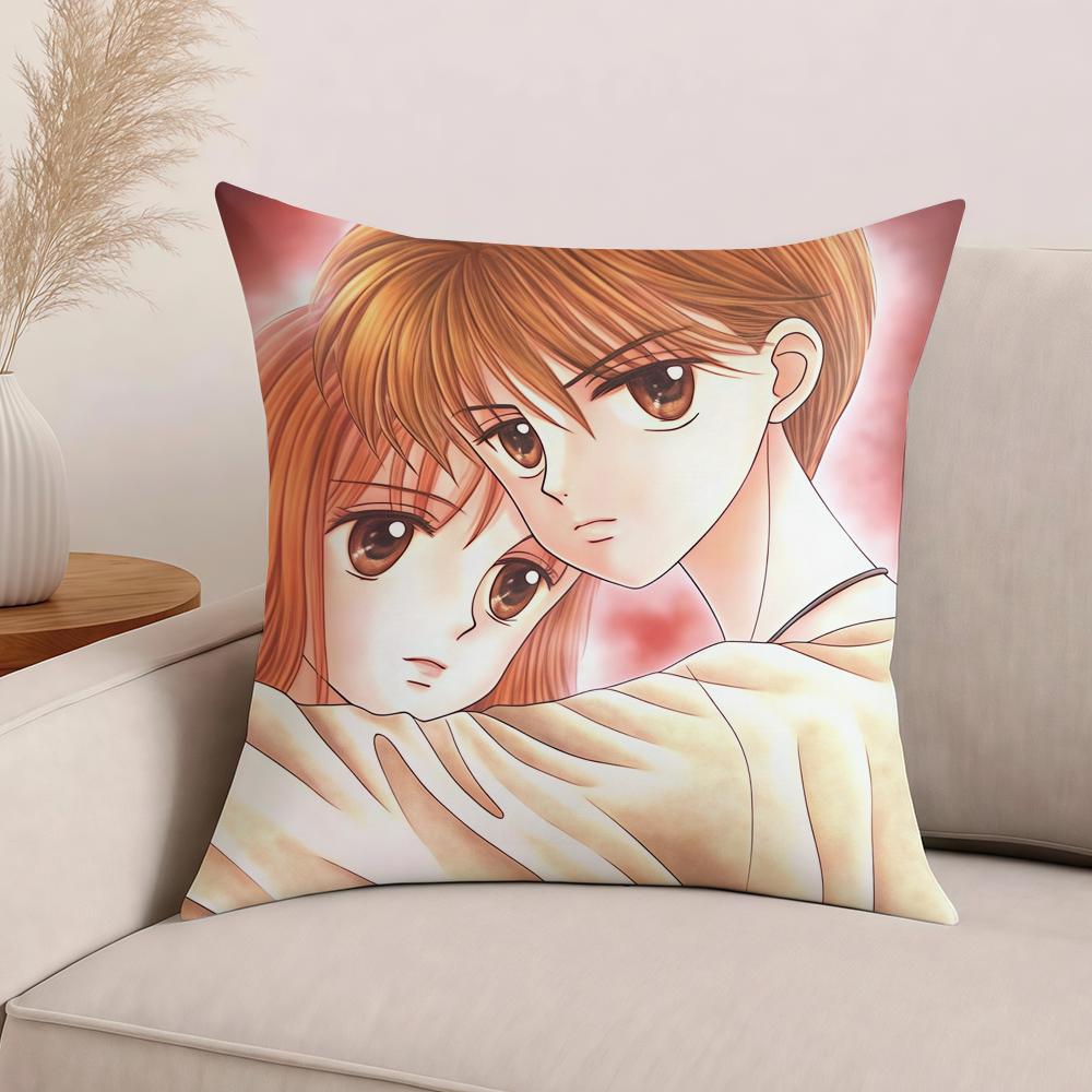 Anime Kodocha Pillow Case Office Cushions Suitable For Sofa Car Bedroom Decorative Cushion Cover