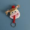 Animal Series Funny Sausage Mouth Doll Crochet Keychain Cute Crochet Bag For Car Keys Holder Knitted Doll Bag Keyring Custom