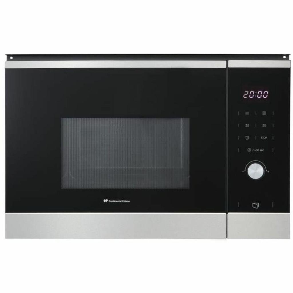 CONTINENTAL EDISON CEMO25GINES Built-in Microwave Oven 25 L Black Inox