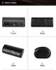 CONTACTS FAMILY Leather Anti-Fall Watch Box: Portable Three-Piece Mechanical Watch Storage Case
