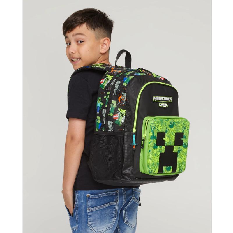 Australian Smiggle Cartoon Kids' Multi-functional School Backpack with Zipper