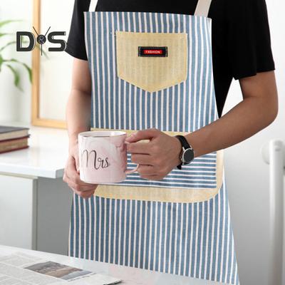 Grembiule da cucina da donna, cinturino regolabile, comodo e facile da pulire, grembiule scamiciato