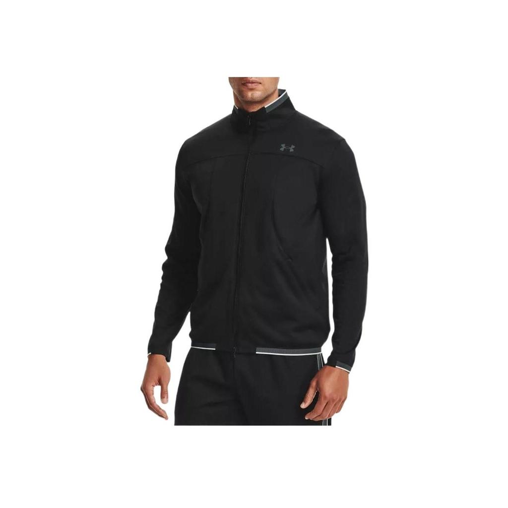 Under Armour Solid Knit Sports Jacket Men Outerwear Black 1357074-001
