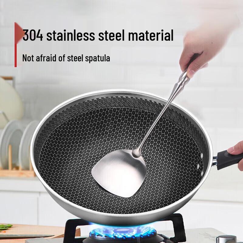 Joyoung 304 Stainless Steel Non-Stick Wok