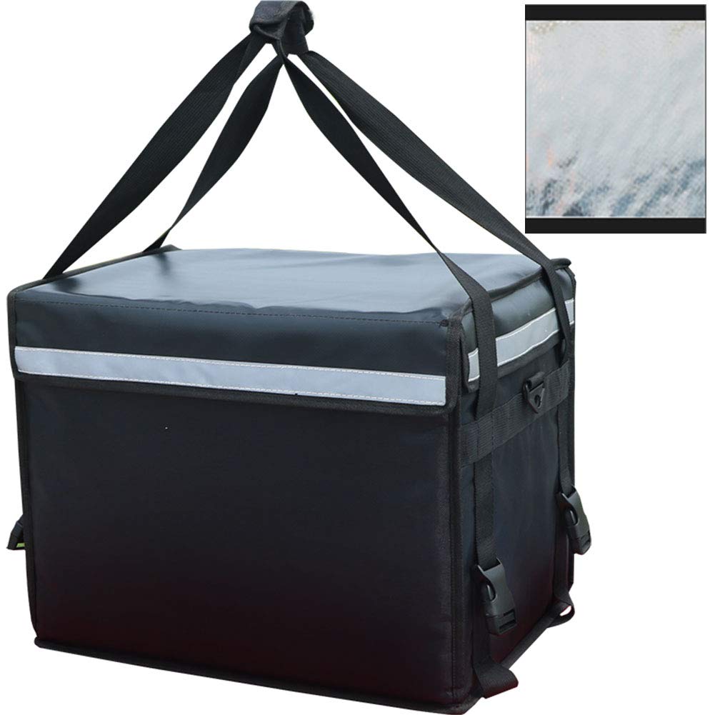 Umora Delivery Bag, Delivery Bag for Lunch Boxes, Pizza, and Catering, Waterproof, Keeps Food Hot or Cold, and Fits Sushi, Large Capacity (62L +