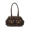 Vintage Motorcycle Bag, Women's Handbag, New Large Capacity Commuting Armpit Bag, Single Shoulder Boston Bag