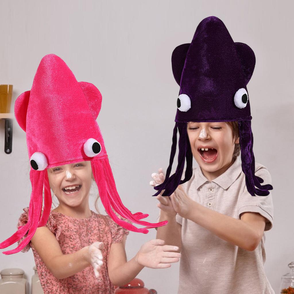 Creative Octopus Hat Creative Design For Costume Parties Festival Event And Performances Halloween Dressingup Headpiece