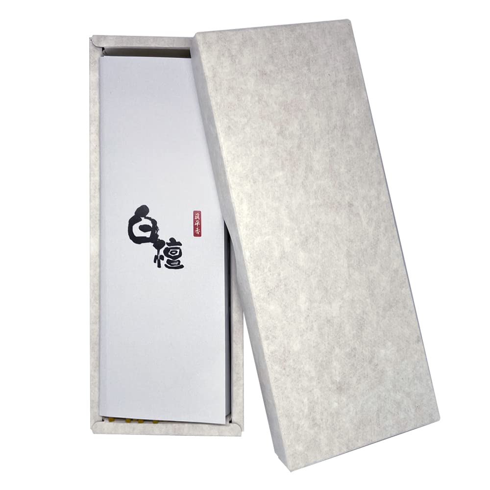 Sandalwood Incense Sticks, 50g (Approx. 140 Sticks), 5-inch Size, Made with Natural Sandalwood, Premium Quality, Value Pack, Shinpeiko