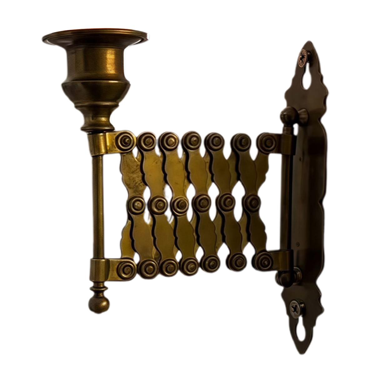 

Yousheng выдвижной конусный подсвечник металлический настенный подсвечник винтажный выдвижной настенный бра для гостиной спальни декор A