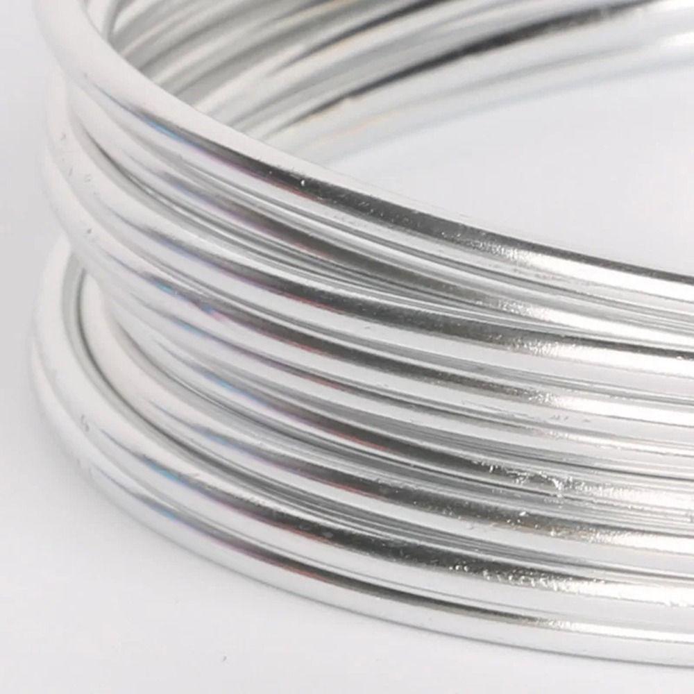 Soft Aluminum Wire 10Meter Metal Wire Rope New Floristry Wire For Bracelet Necklace