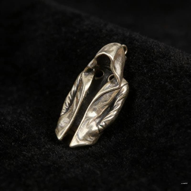 Retro Alloy Hooded Figure Paracord Bead Solid Durable For Diy Bracelet Keychain Jewelry Making