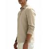 Men’s New Arrival Linen Lapel Button-Up Long-Sleeved Polo Shirt – Holiday & Leisure Shirt