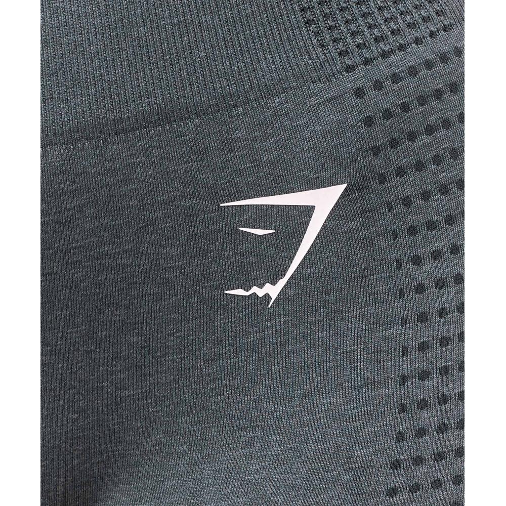 Gymshark Vital Sculpt Seamless Flared Legging Strong Grey Marl B2c7m Gcsv