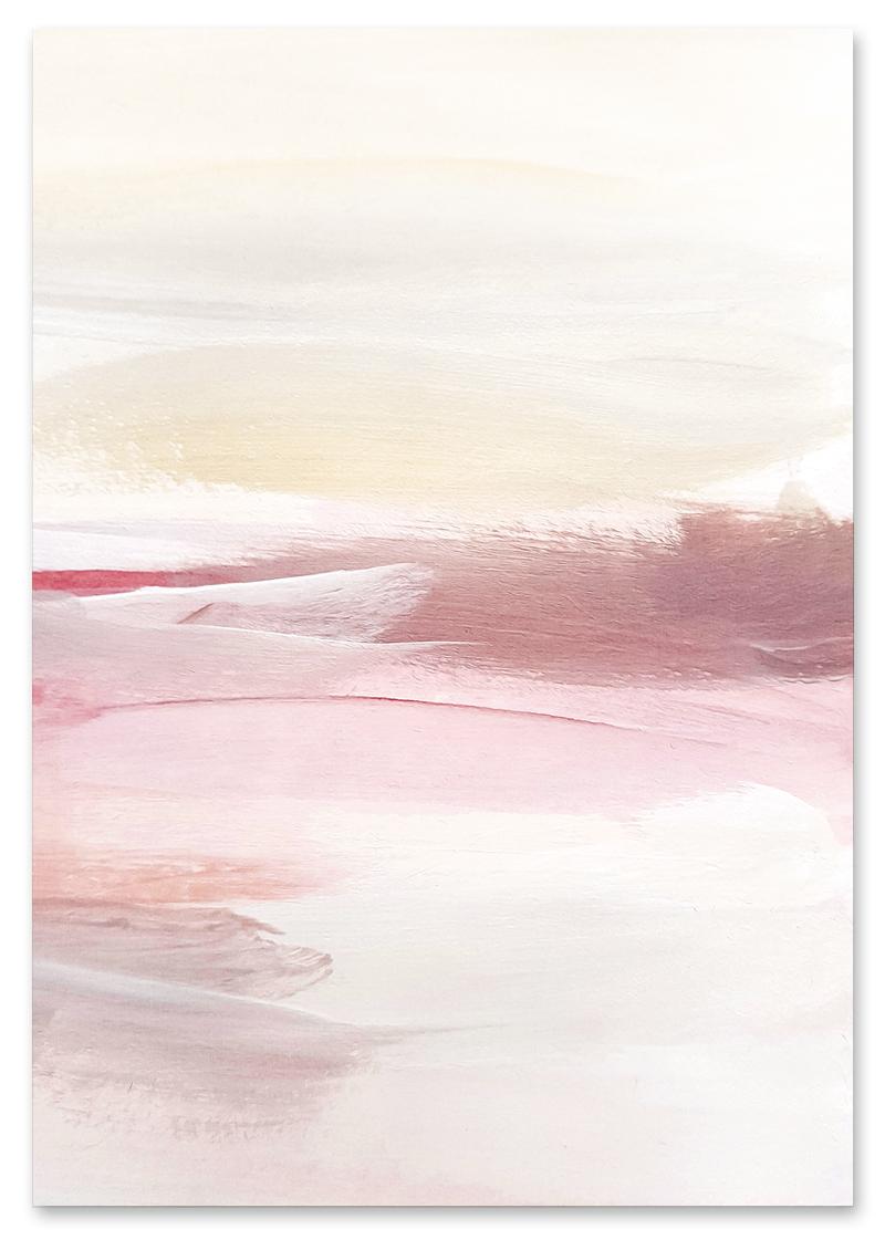 

Plakat pudrowa różowa abstrakcja 30x40 cm