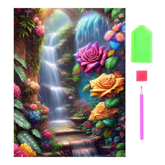 Strass-Gemälde, 5D-Pfau-Landschaft, voller Bohrer, glänzende Strasssteine, bunt, zum Selbermachen, Kunsthandwerk, Handarbeit, Wanddekoration, Strass-Mosaik, Malerei, Geschenke