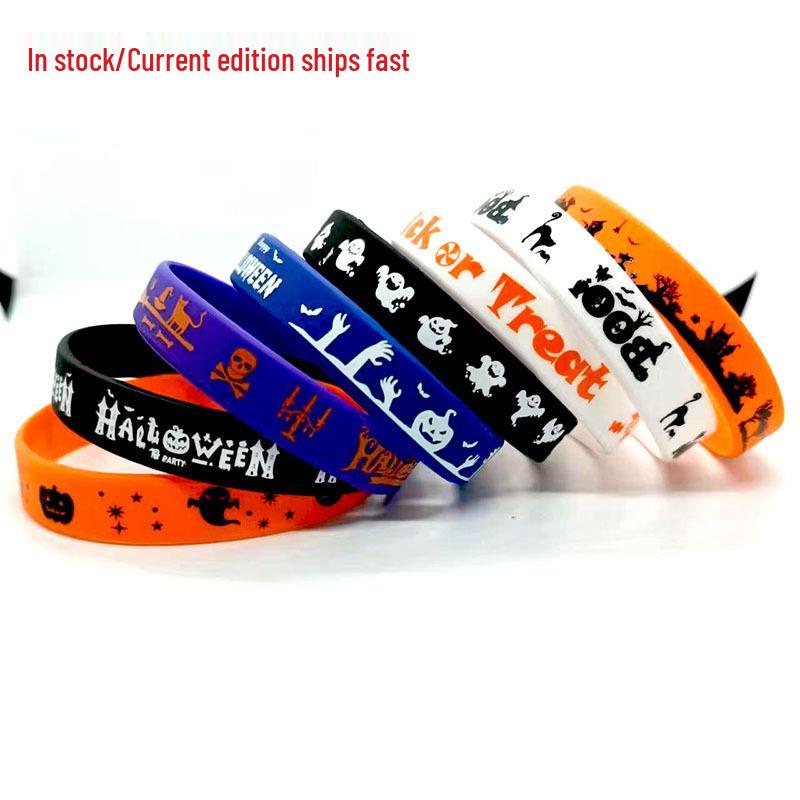 

Браслет силиконовый на Хэллоуин «Сладость или гадость»