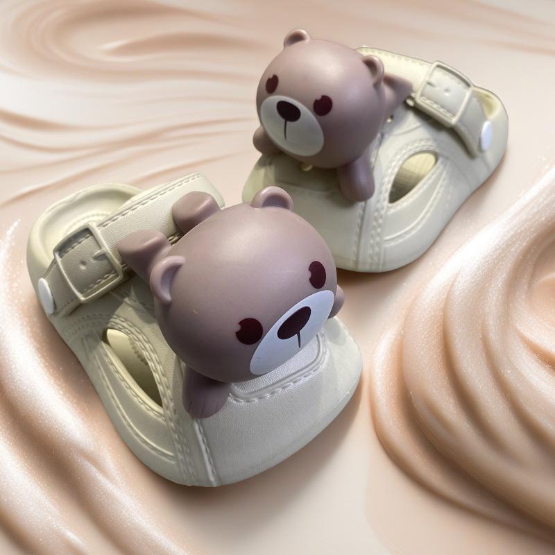 Children's Clogs Summer New Boys Garden Shoes Non-Slip Indoor Home Shoes Soft Sole Girls Parent-Child Slippers