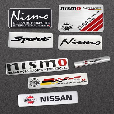 1 Stück 3D Metallaufkleber Auto Karosserie Kofferraum Aufkleber Für Sylphy N7 Teana Qashqai Note Navara Juke GTR 350z Patrol Leaf Tiida Kicks