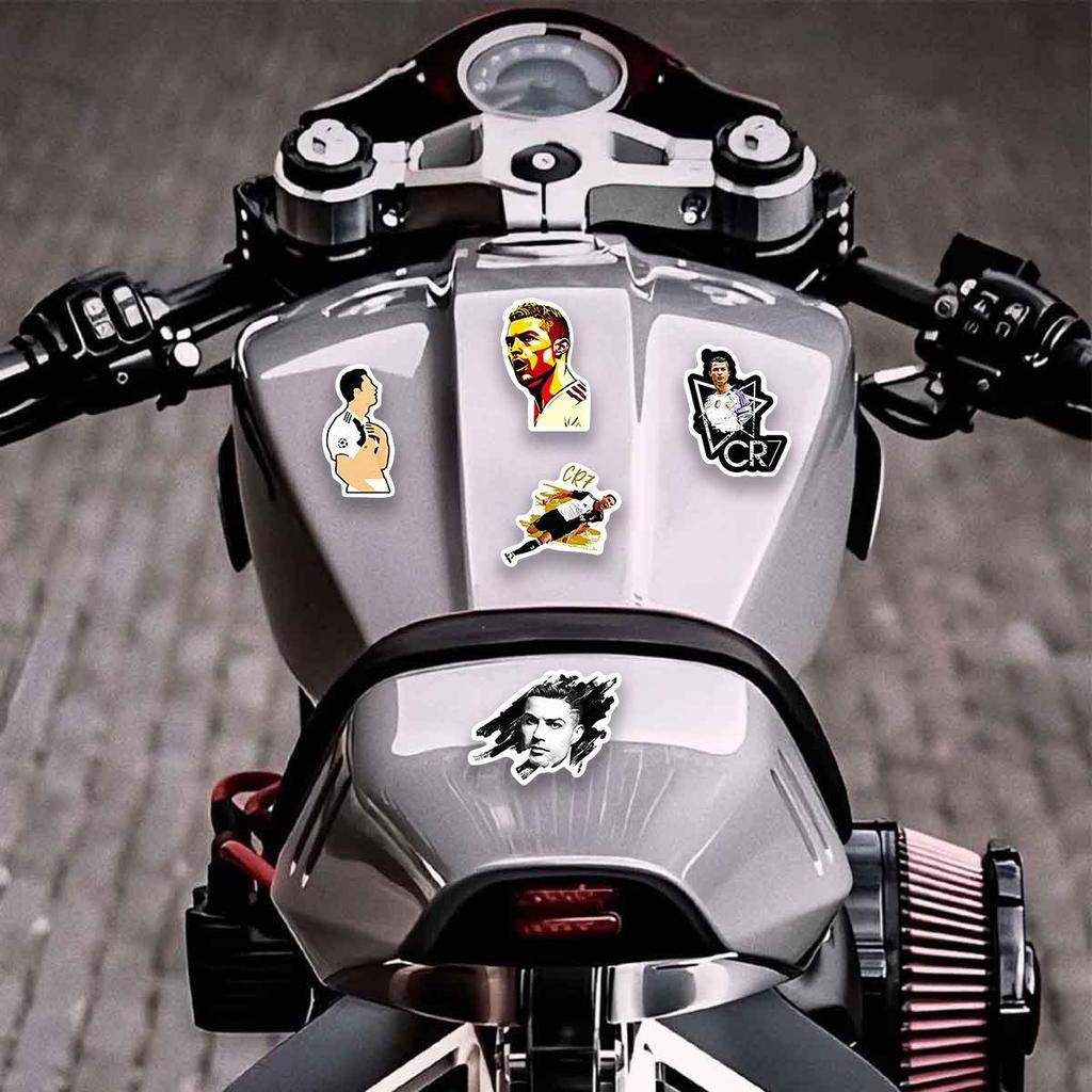 52 Kreative CR7 Fußball-Sticker: Fanartikel für Handyhüllen & Notizbücher