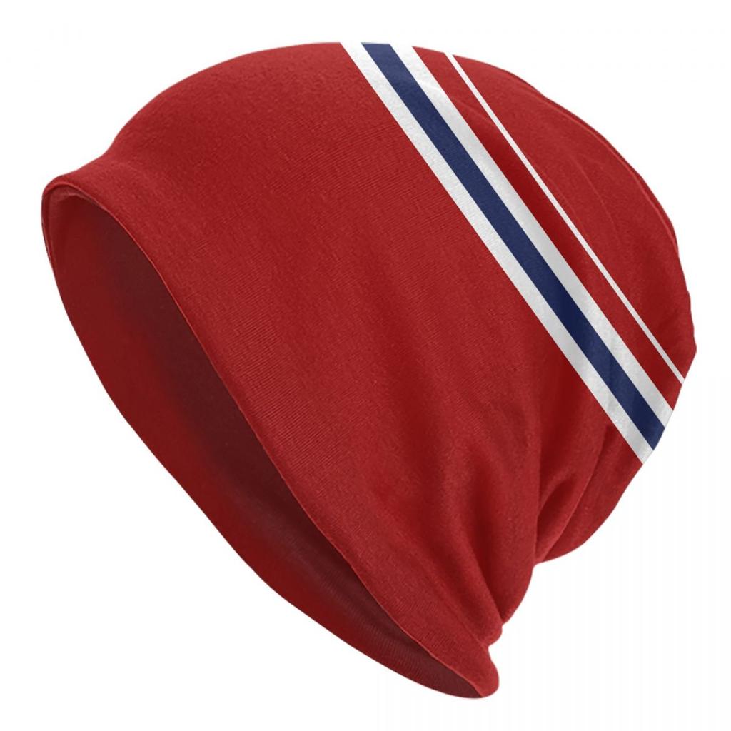 Custom Navy Blue Stripes Nautical Anchor Boat Bonnet Hat Knit Hat Unisex Women Hip Hop Unisex Winter Warm Skullies Beanies Caps