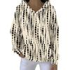 Women's Fall And Winter Printed Pullover Hooded Sweatshirt Long Sleeve Fashion Sweatshirt