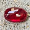 34.00 Ct Natural Mozambique Red Ruby Oval Cut Certified Loose Gemstone