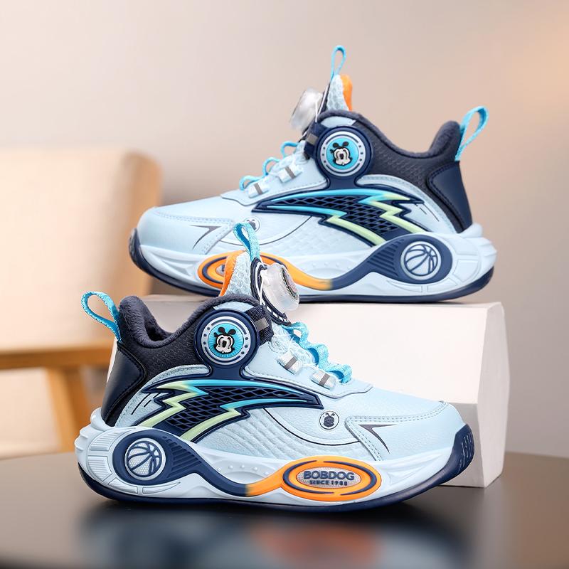 Kinder Sneaker Jungen Basketballschuhe Mode Luxus Rutschfest Schulkind High Top Schuhe Sport Tennis Sneaker für Jungen
