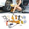 Electric Car Jack Kit 12V Portable Scissor Lift Jack Car Repair Tool with Electric Impact Wrench Tir