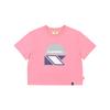 Kangol Crs Women'S Big Logo T-Shirt 9030 Pink